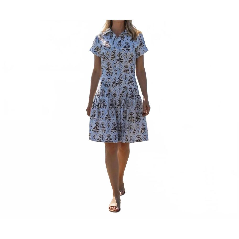 NEW PATTY KIM colette dress in blue
